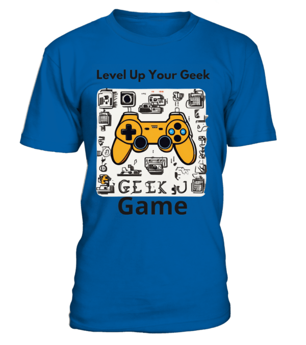 T-Shirt col rond Unisexe  Level Up Your Geek Game – Image 13
