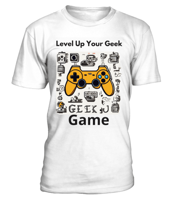 T-Shirt col rond Unisexe  Level Up Your Geek Game – Image 15