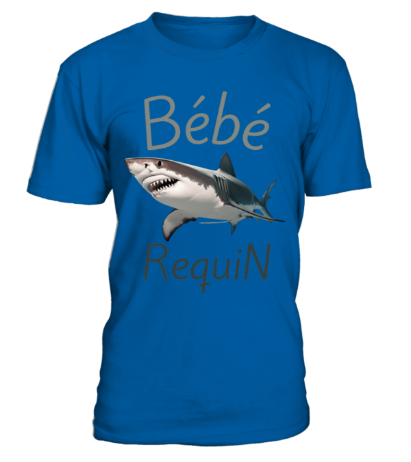 T-Shirt Bébé Requin - Doux, Confortable et Durable - Col Rond Unisexe pour Homme et Femme – Image 13