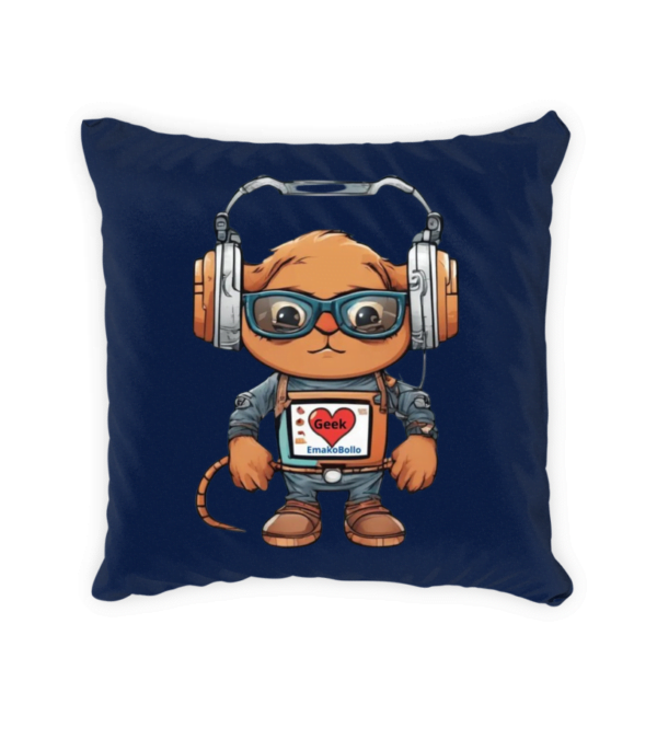 Satin Square Pillow Case I love geek – Image 5