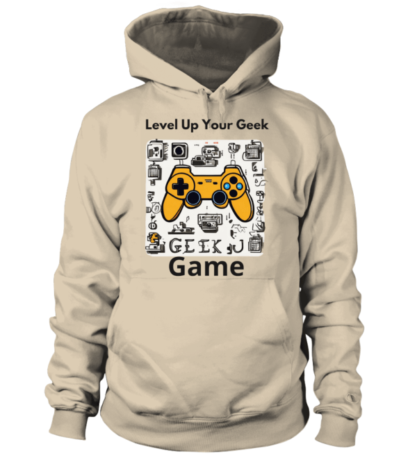 Sweat à capuche Unisexe  Level Up Your Geek Game – Image 7