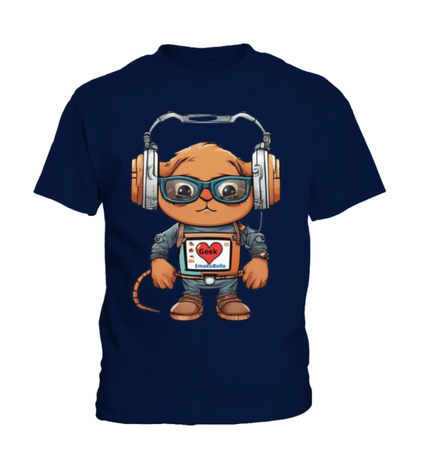 T-Shirt Enfant I love geek – Image 3