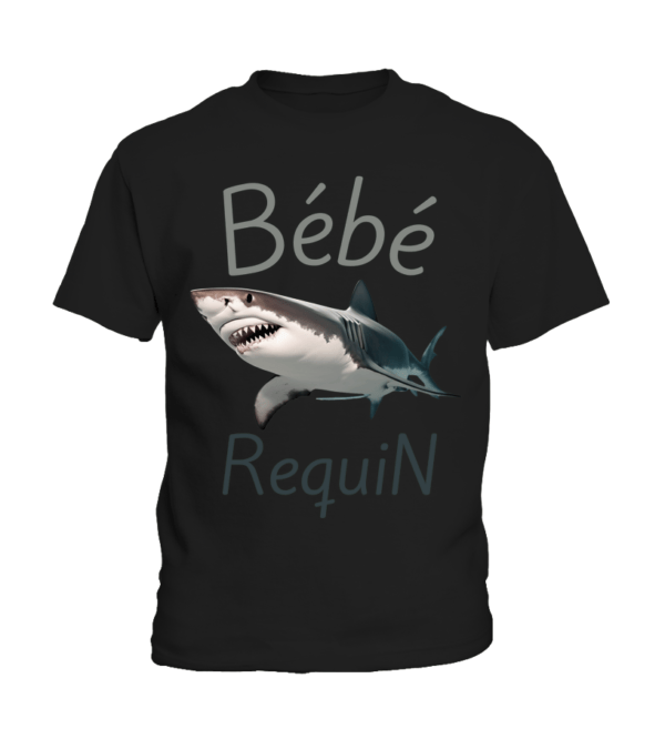 T-Shirt Enfant bébé requin – Doux, Confortable et Durable. – Image 9