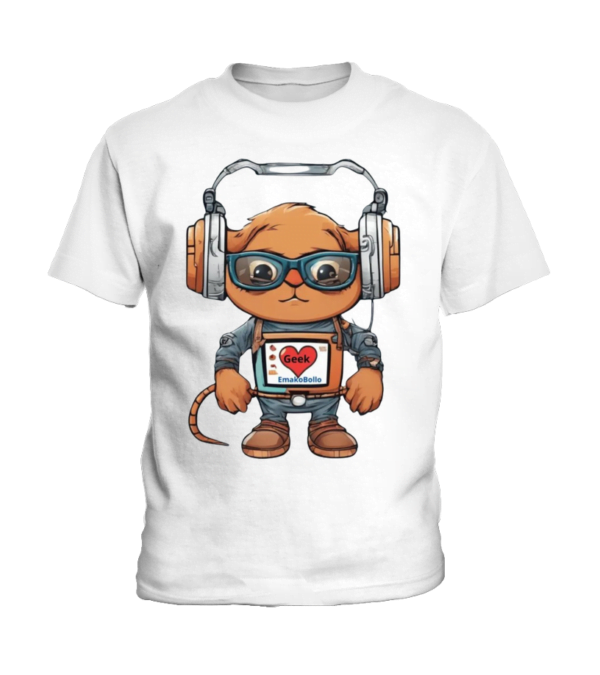 T-Shirt Enfant I love geek – Image 5