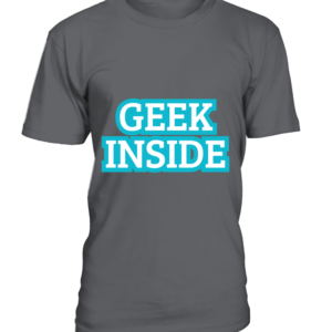 T-Shirt col rond Unisexe Geek Inside
