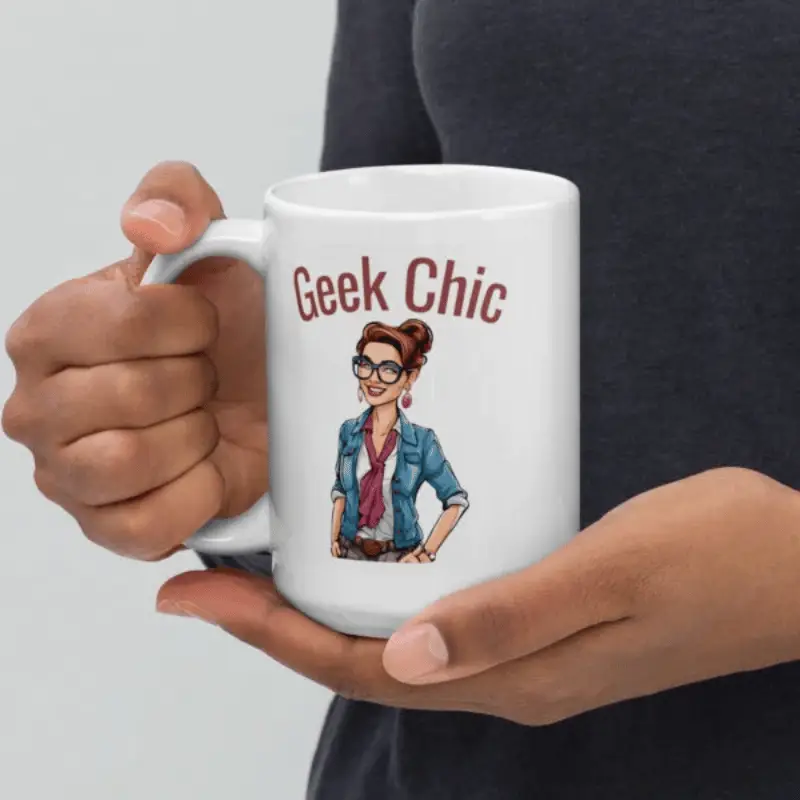 Pourquoi choisir notre Mug Blanc Brillant Geek Chic ?