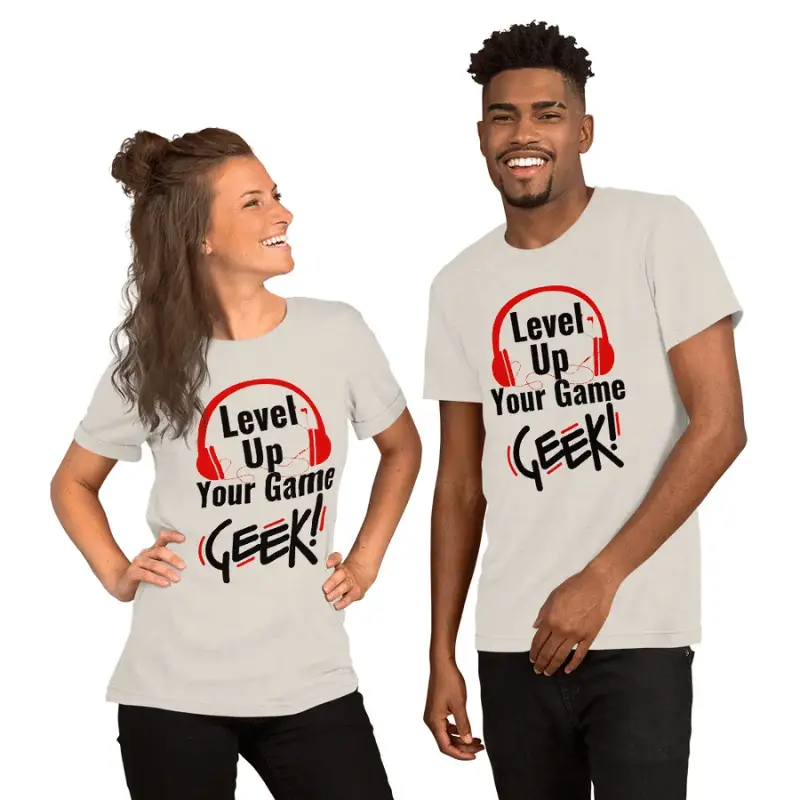 🎁 Pourquoi choisir notre T-shirt unisexe Level Up Your Game Geek ?