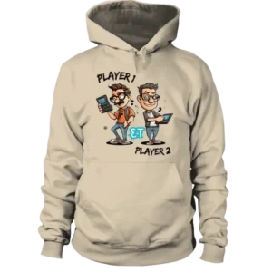 Player 1 Player 2 : Sweat à capuche Unisexe personnalisé pour les duos de gamers