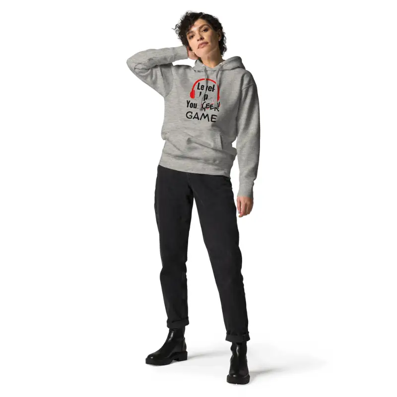 🔥 Le Sweat à Capuche Unisexe "Level Your Geek Game" va EXPLOSER Internet ! 🚀