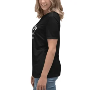 T-shirt décontracté pour femme level up your geek game, geek inside