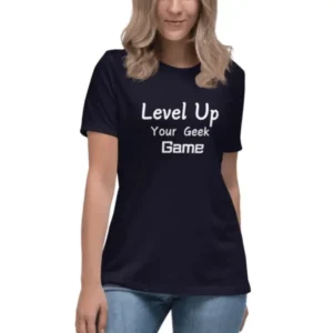 🎮 T-Shirt Geek Femme Pas Cher | Level Up Your Geek Game