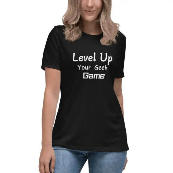 🎮 Level up your geek game avec notre t-shirt geek femme pas cher ! 👚