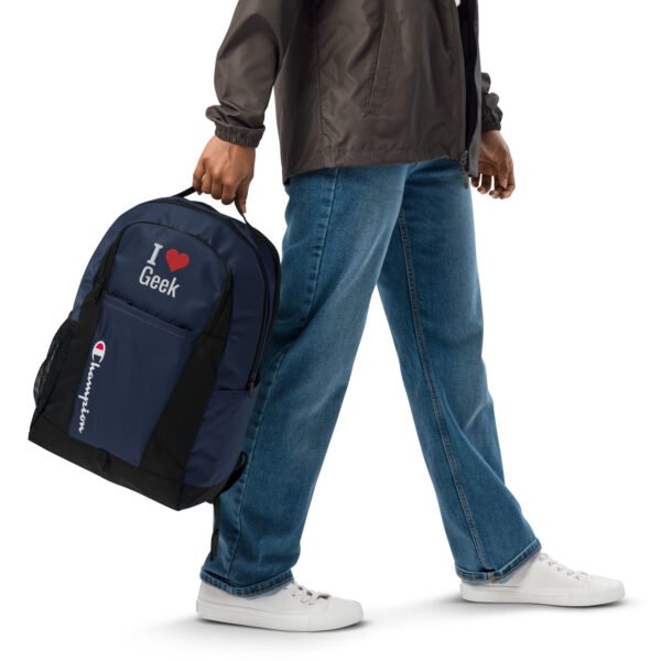 Sac à dos champion I love geek – Image 4