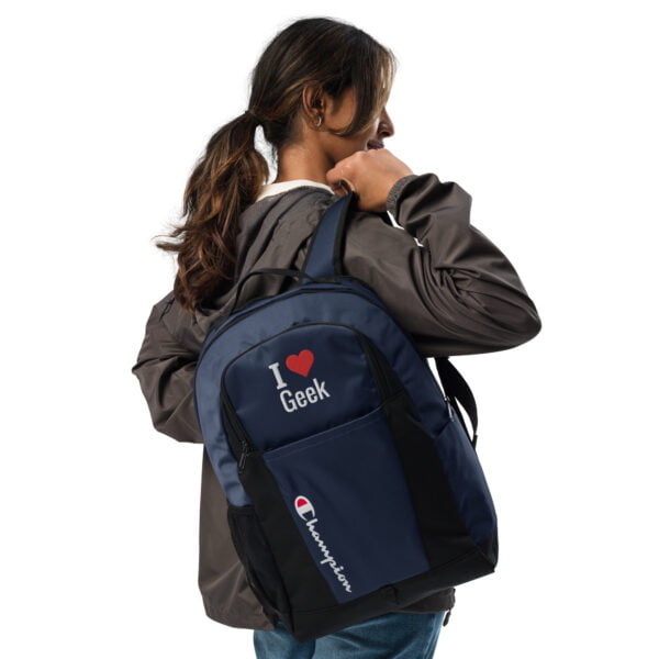 Sac à dos champion I love geek – Image 3