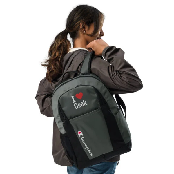 Sac à dos champion I love geek – Image 5