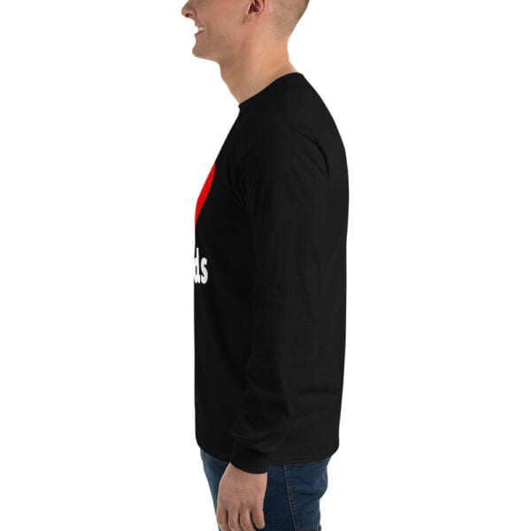 T-shirt à manches longues pour homme I love nerds – Image 2