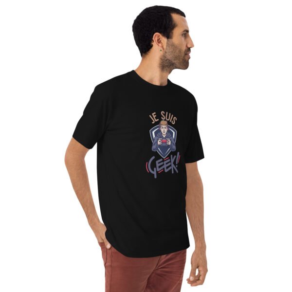 T-shirt lourd homme Je suis geek – Image 2
