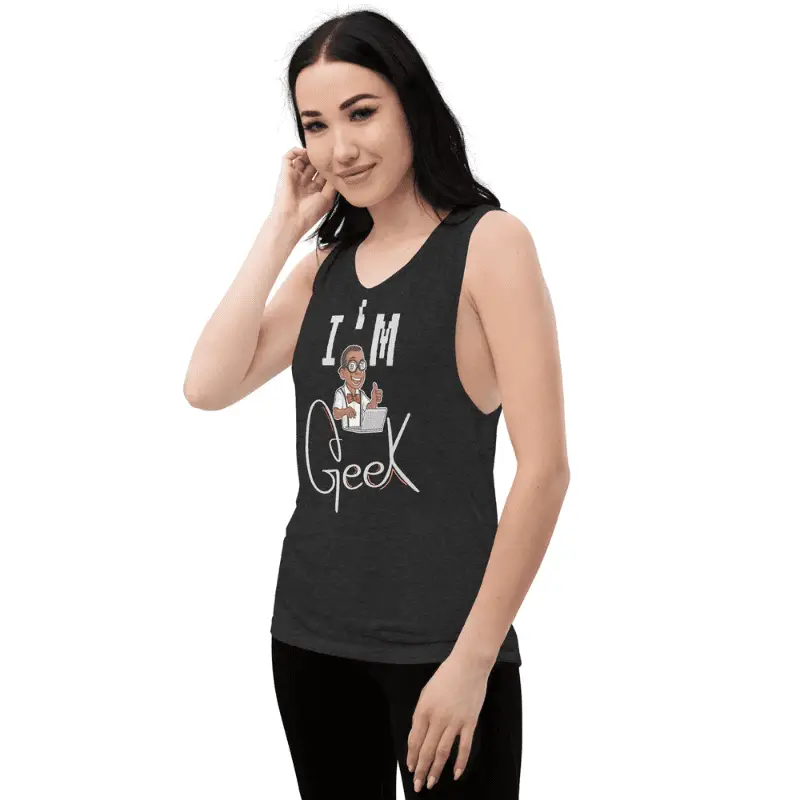 T-shirt sans manche femme personnalisé : Exprimez votre côté geek avec style