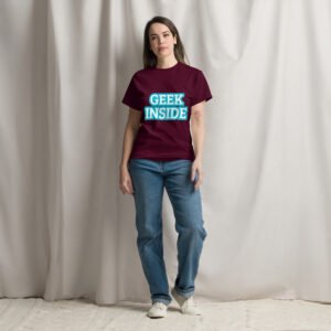 T-shirt classique unisexe Geek Inside