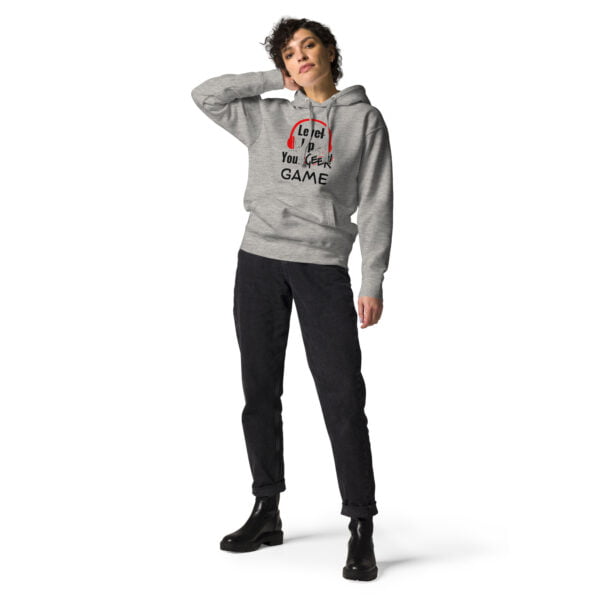 Sweat à Capuche Unisexe Level your Geek Game : Ultime Style Geek ! – Image 6