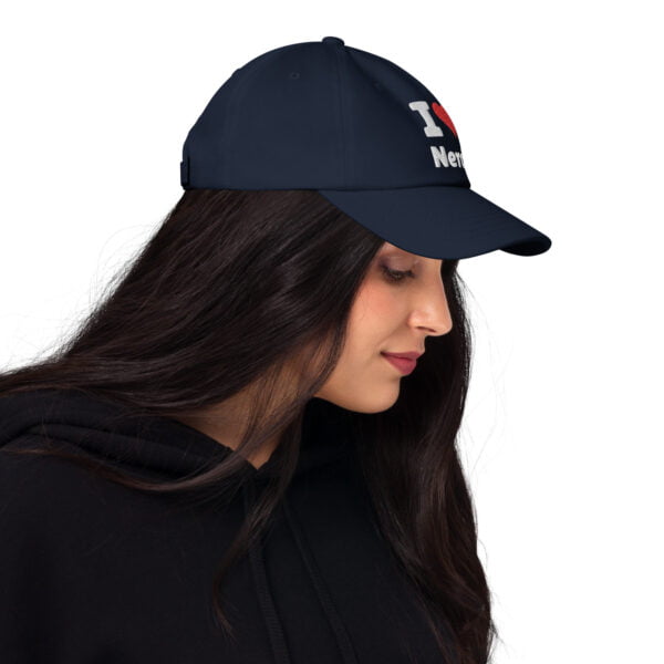 Casquette de baseball I love nerds : Couvre-chef Unisexe Original. – Image 4