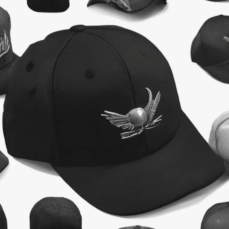 une casquette baseball homme noire avec un design en argent, une casquette style baseball à avoir absolument. Disponible dans différent couleurs et styles.