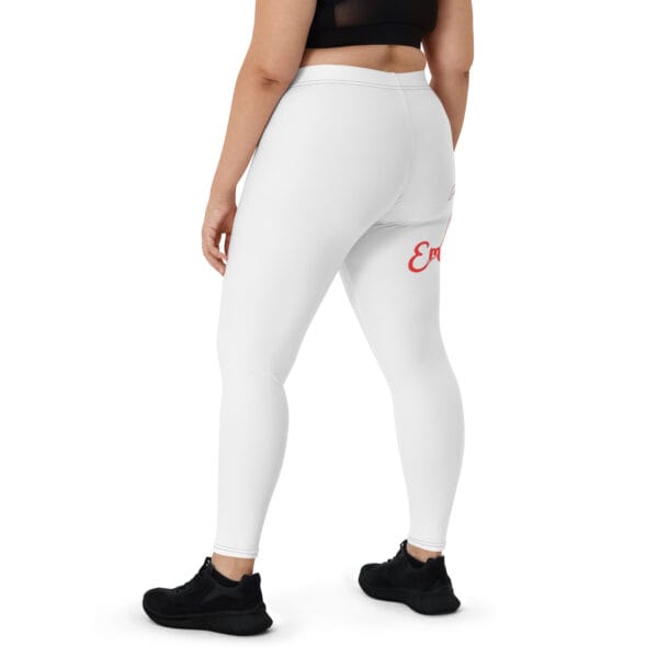 Legging blanc EmakoBollo : Parfait pour Halloween, Yoga ou Sport ! ‍♀️️‍♀️. – Image 2