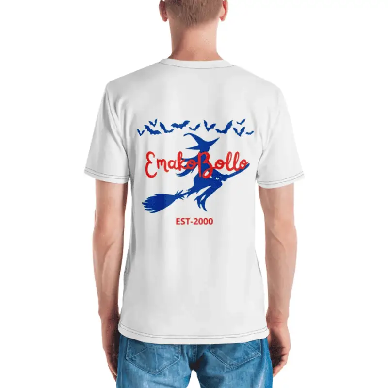 photo d'un homme arborant un t-shirt homme halloweeen