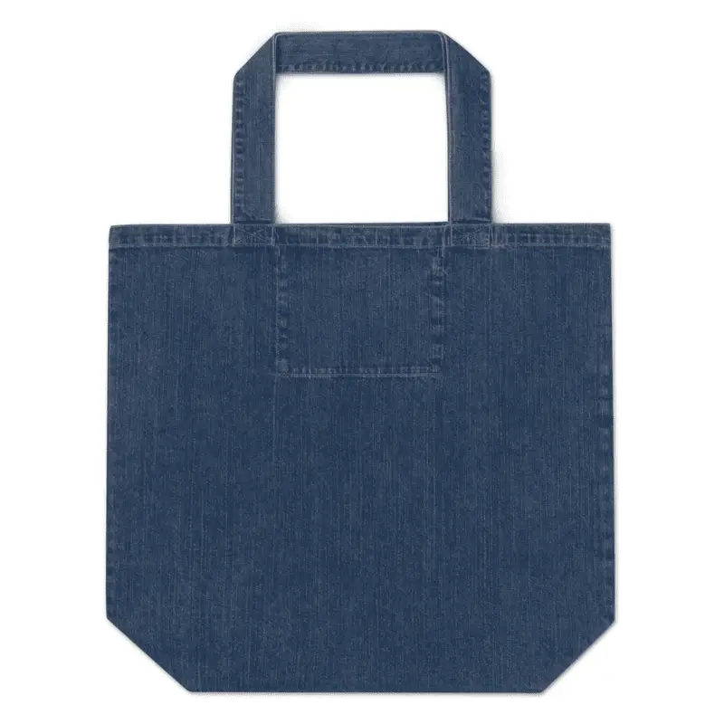 tote bag en jean écologique EmakoBollo Halloween