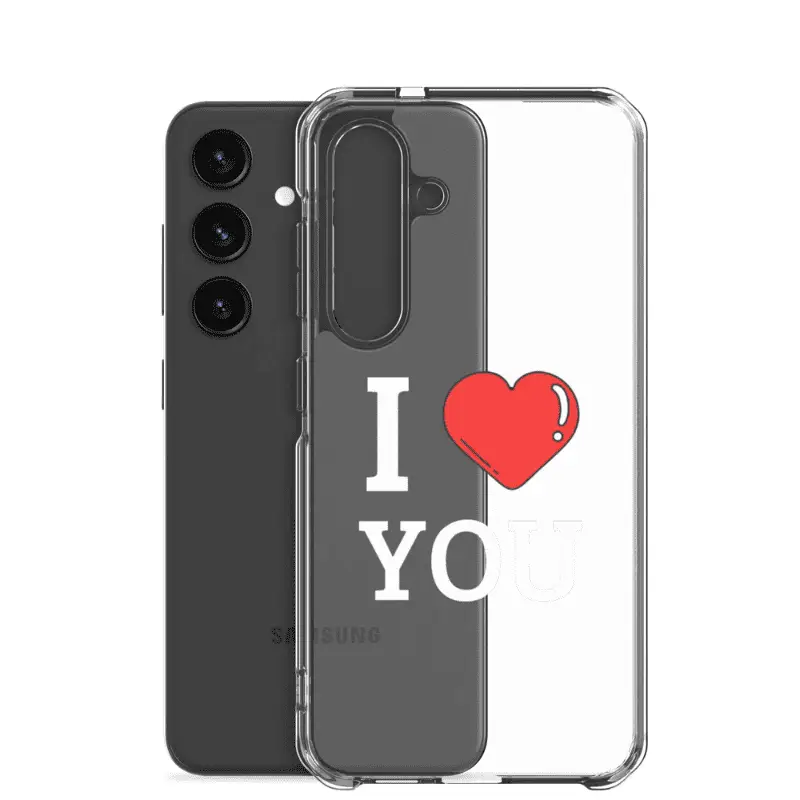 Coque Samsung Galasy S24 personnalisée I love you