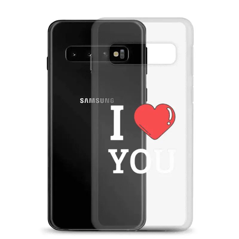 Coque de téléphone Samsung Galasy S10 I love you
