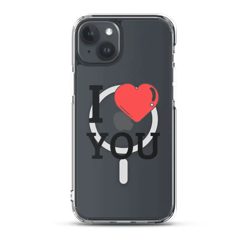 Coque transparente iPhone 15 avec MagSafe