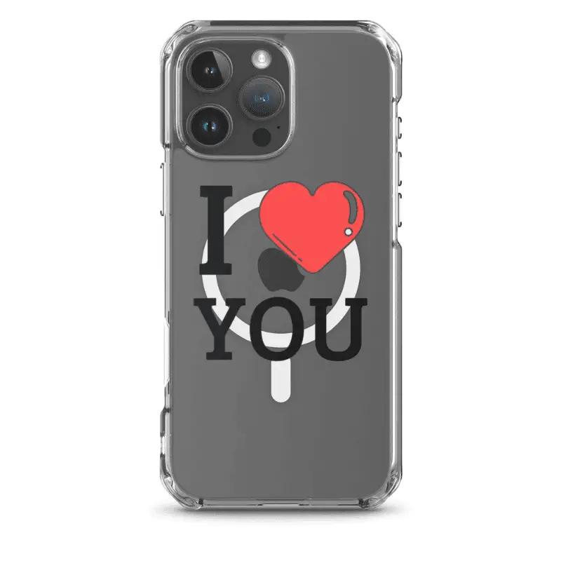 Coque transparente pour iPhone 15 Pro Max avec MagSafe