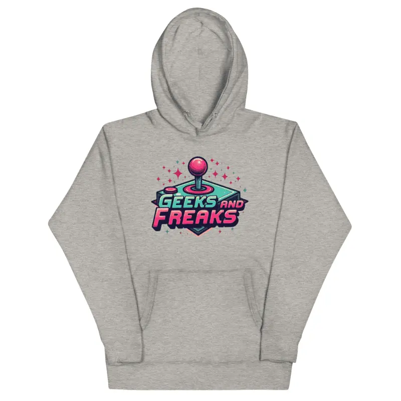 Pull capuche carbon grey unique votre touche geek-chic pour un look affirmé.