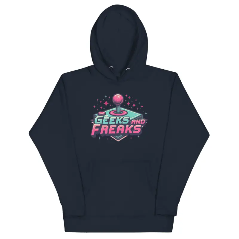 Pull capuche unisexe bleu marine l'alliance parfaite du geek et du chic !