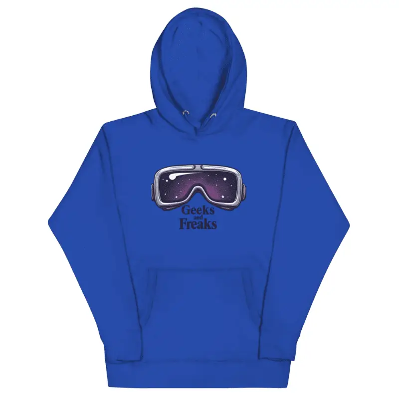 Sweat à capuche geek team royal
