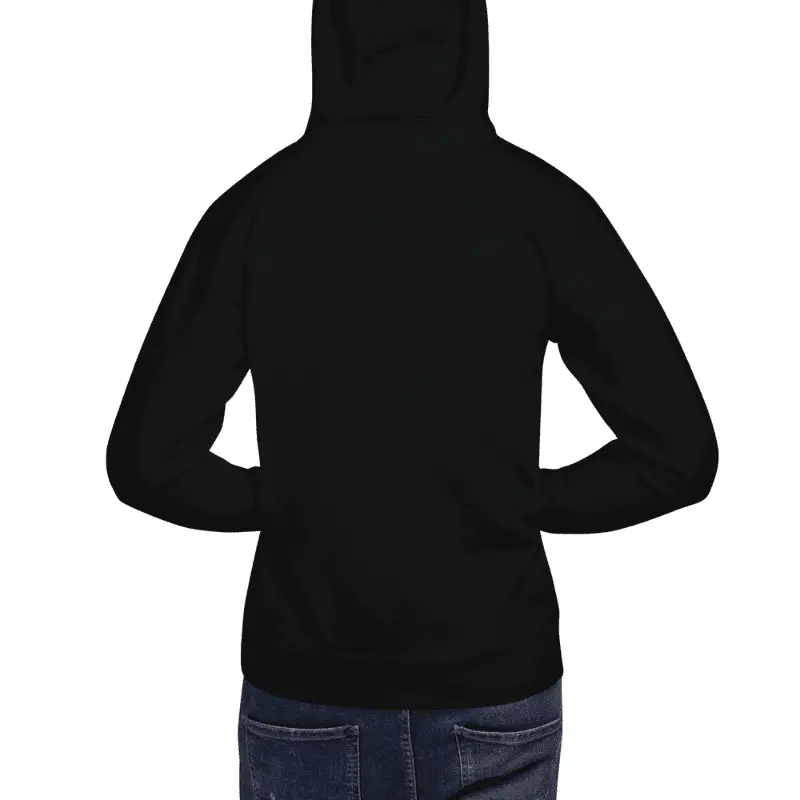 Pull à capuche unisexe colorado noir.