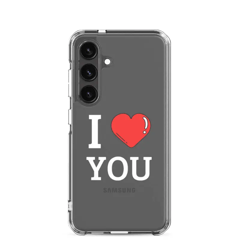 coque de téléphone Samsung Galasy S24 imprimé I love you