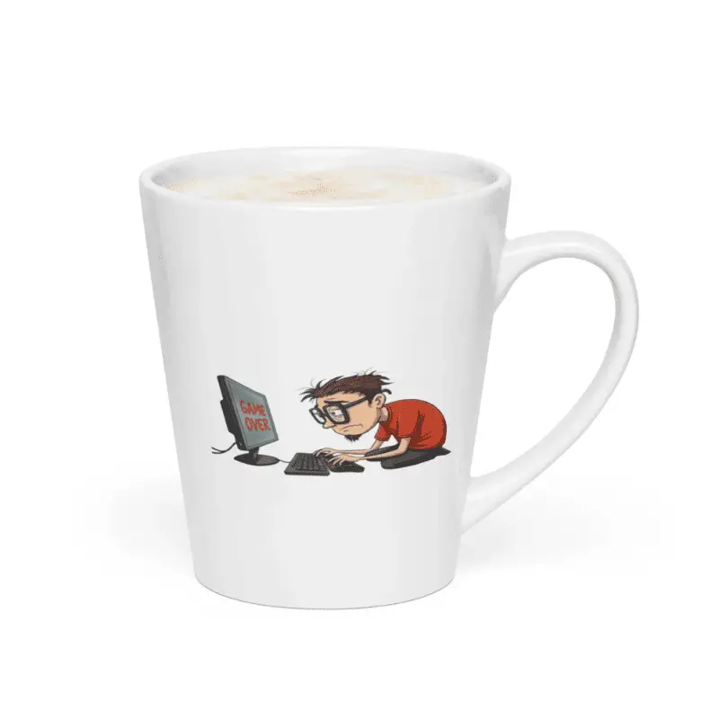 tasse a café personnalisé game over