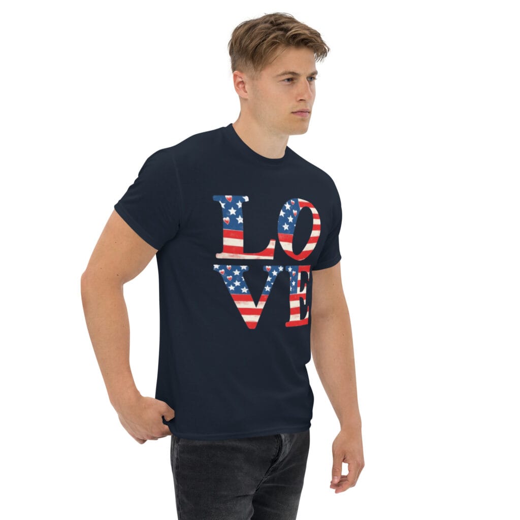 t-shirt patiotic love