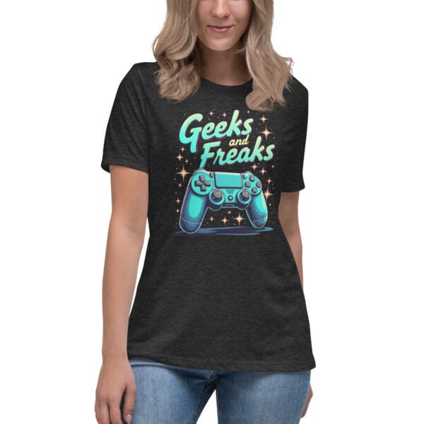 T-shirt Décontracté pour Femme geeks fread – Image 13