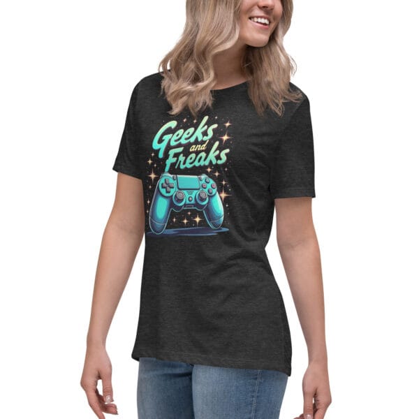 T-shirt Décontracté pour Femme geeks fread – Image 15