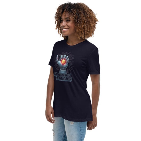 T-shirt Décontracté pour Femme robo dice – Image 3