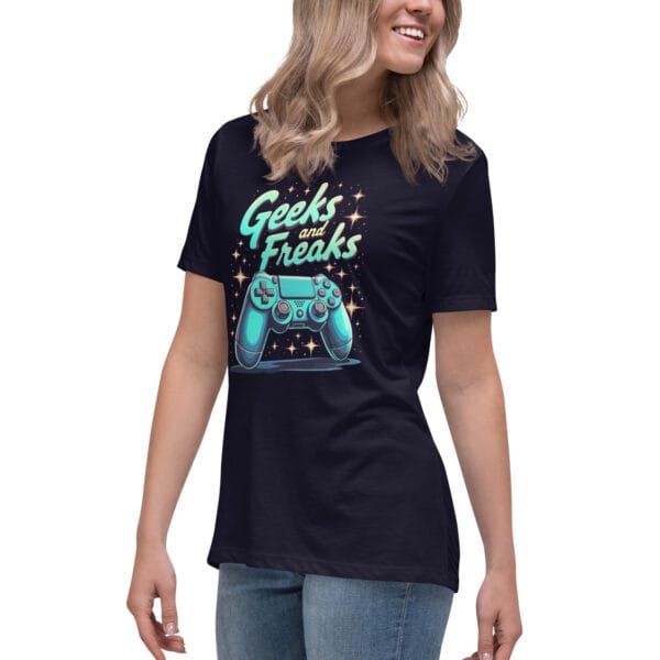 T-shirt Décontracté pour Femme geeks fread – Image 3