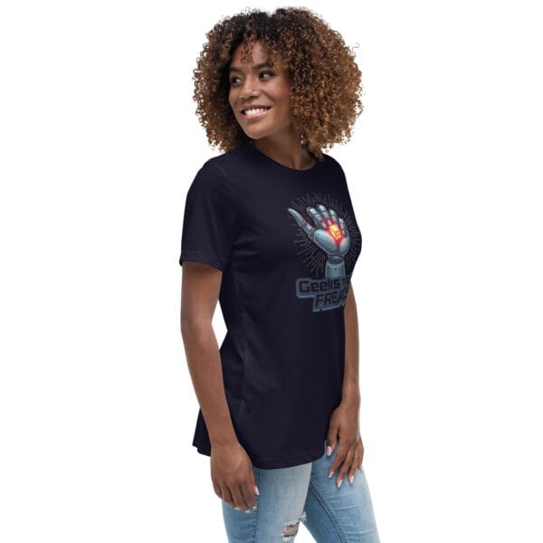 T-shirt Décontracté pour Femme robo dice – Image 5