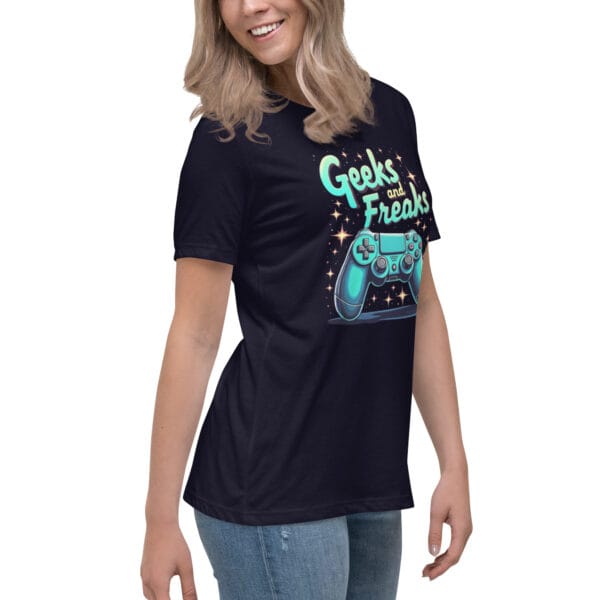 T-shirt Décontracté pour Femme geeks fread – Image 5