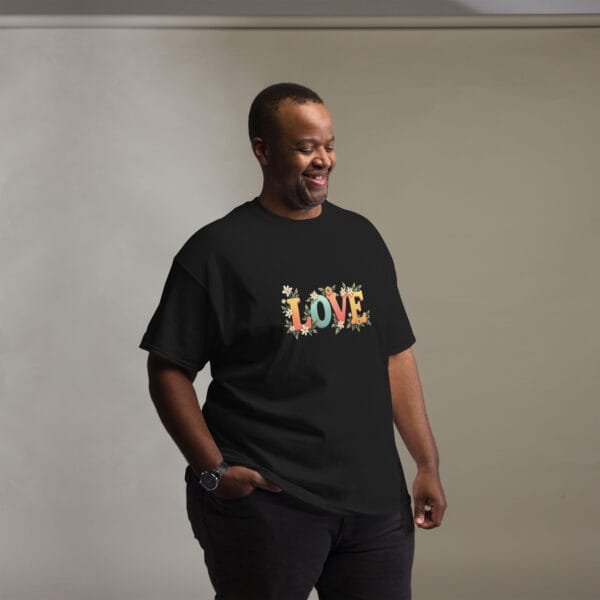 T-shirt classique unisexe florallove heartfelt