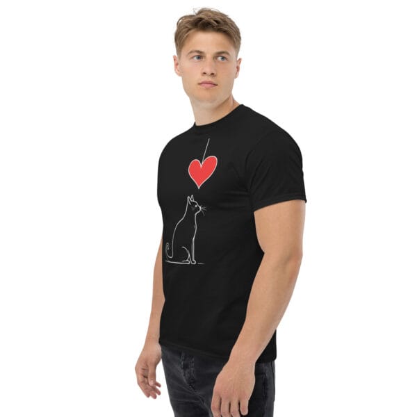 T-shirt classique unisexe heartfelt cat – Image 10