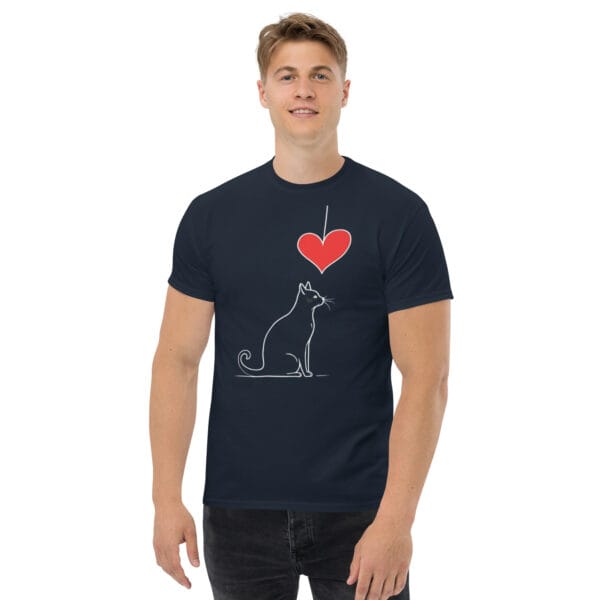 T-shirt classique unisexe heartfelt cat – Image 13