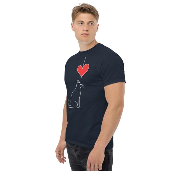 T-shirt classique unisexe heartfelt cat – Image 16